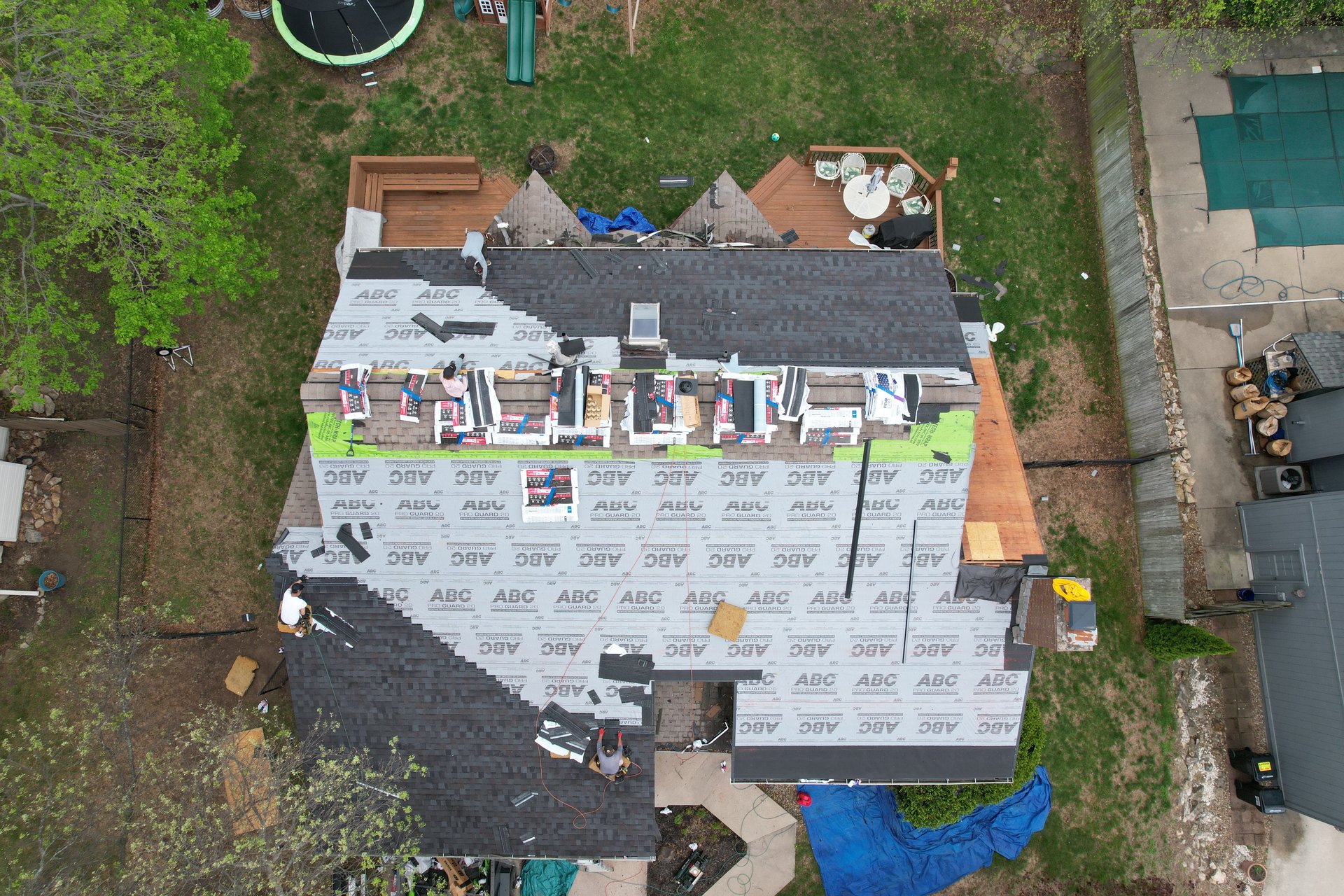 Commercial roof project